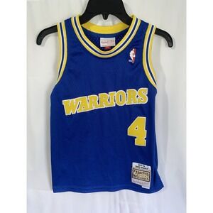 Chris Webber Mitchell & Ness 93-94 Warriors NBA Jersey Youth Medium 10-12